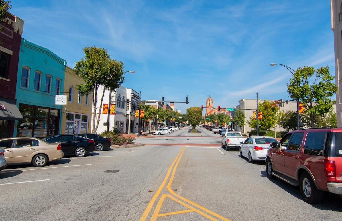 Haunted roads South Carolina; Main Street, Anderson, South Carolina