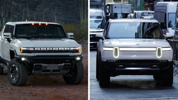 2023 GMC Hummer EV Pickup vs. 2023 Rivian R1T: Electric Pickup Power!