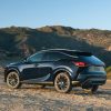 2023 Lexus RX 350 in blue parked in the desert. The RX is the most dependable vehicle in 2023.