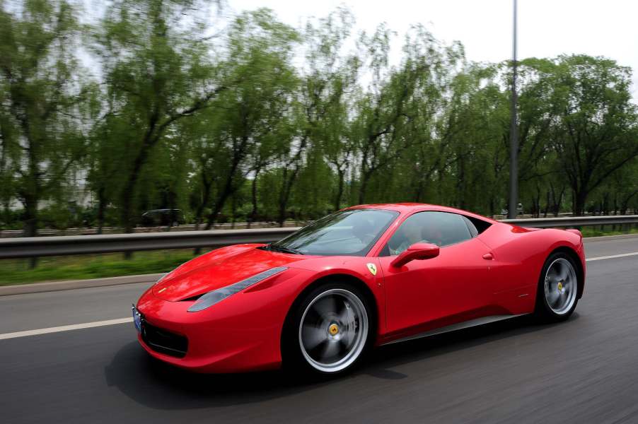 Some PPP loans were used to buy Ferrari supercars like this 458 Italia