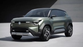 Two-tone Suzuki eVX SUV concept