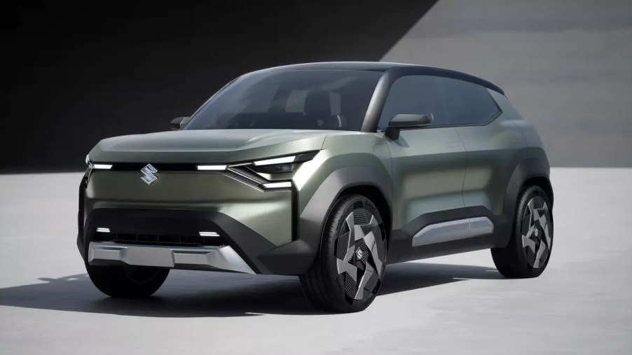 Two-tone Suzuki eVX SUV concept