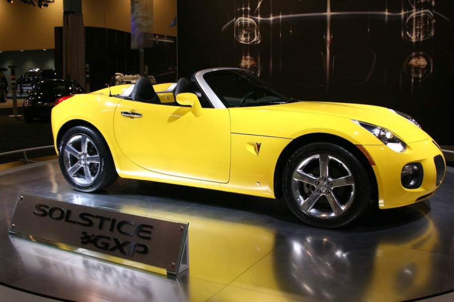 2007 Pontiac Solstice GXP: Pontiac car names