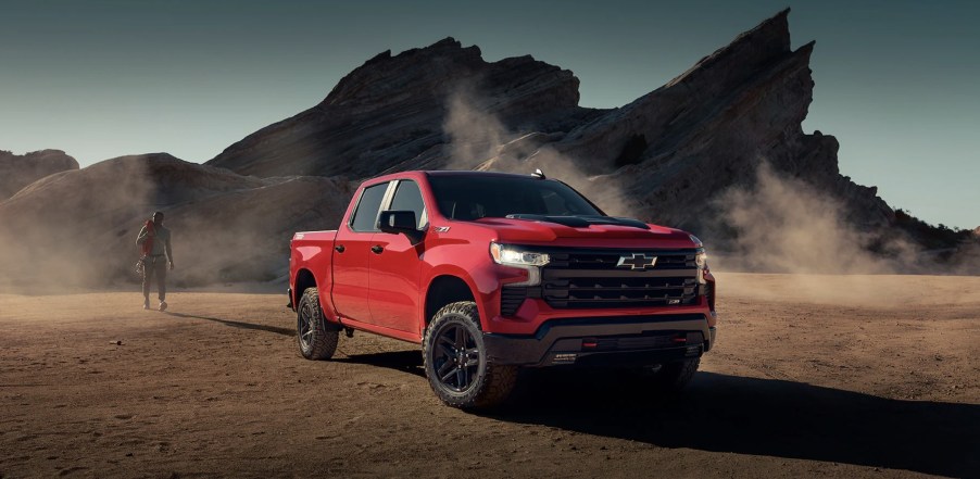 The 2023 Chevy Silverado off-roading