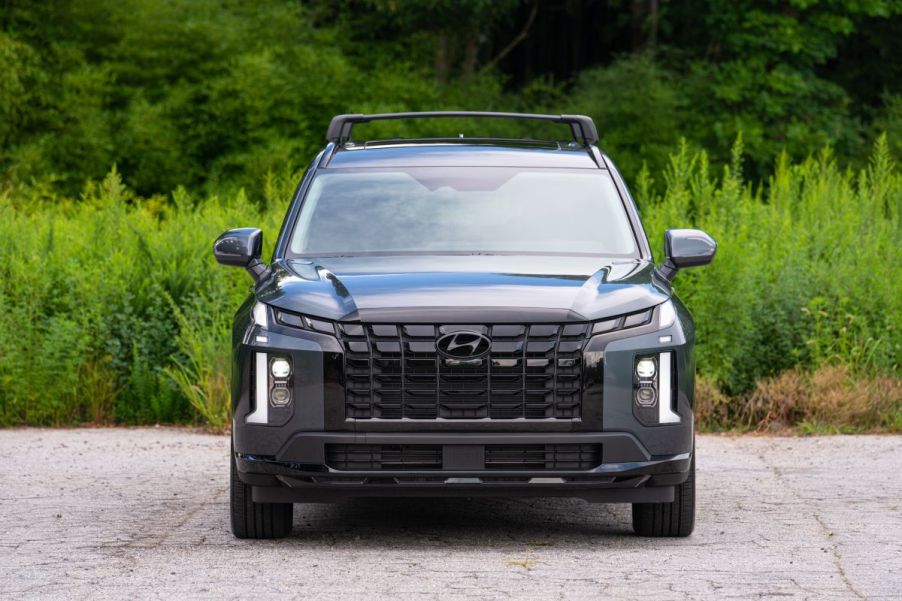 A 2023 Hyundai Palisade on display.