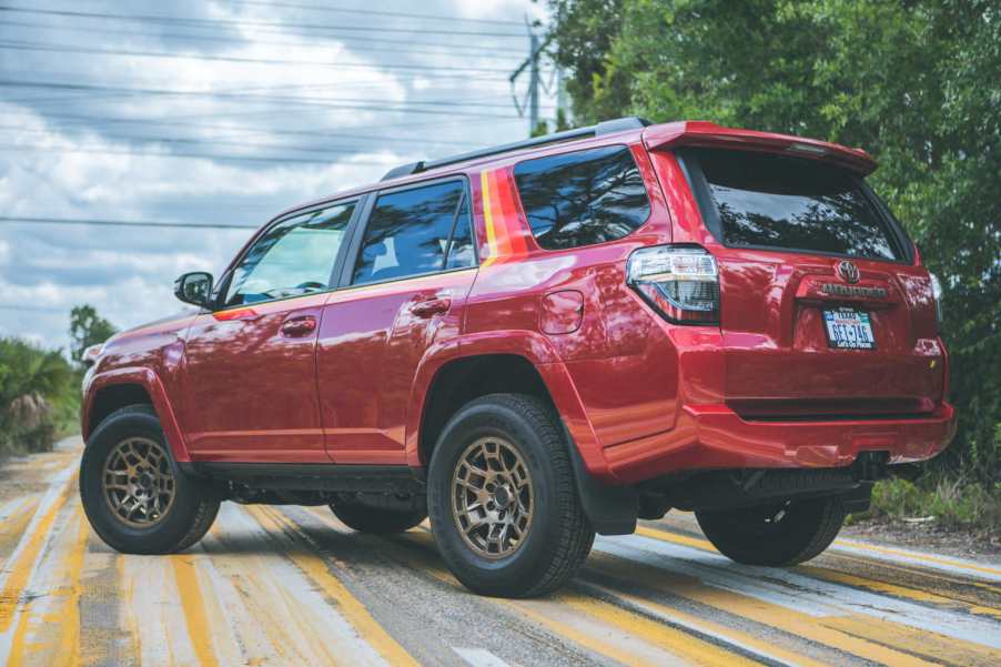 Back end of the 2023 Toyota 4Runner