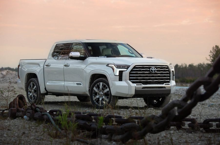 This 2023 Toyota Tundra truck earned the IIHS TSP+ award