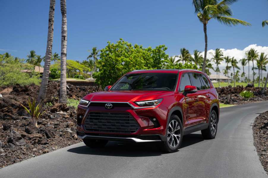 The 2024 Toyota Grand Highlander SUV in Hawaii