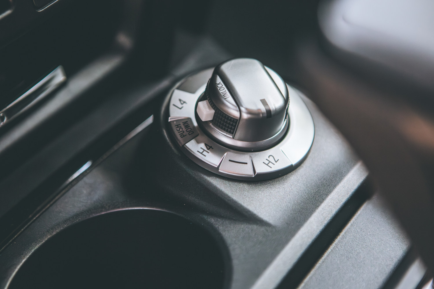 Real knobs inside the Toyota 4Runner