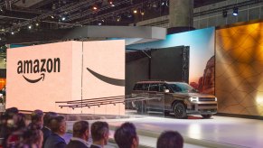 The Amazon and Hyundai showcase at the L.A. Auto Show.