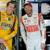 Dale Earnhardt Jr. and Kyle Busch