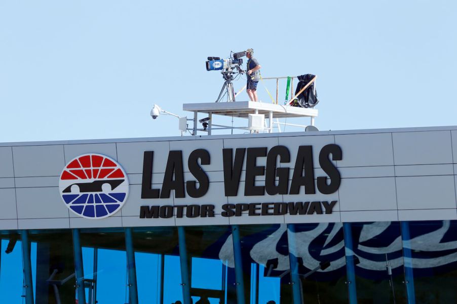 Fox Sports TV Camera at NASCAR Race