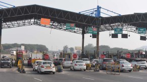 Gurugram-Faridabad road toll plaza near Bandhwari village. Another part of the history of toll roads.