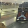 JJ Da Boss drag racing at the Darlington Dragway