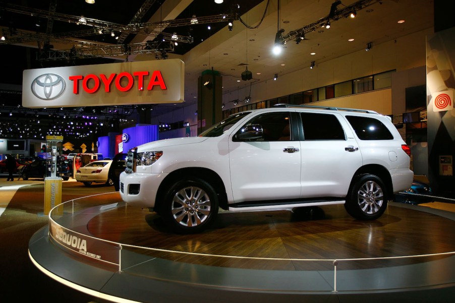 An old Toyota Sequoia. The Sequoia is one of the best used cars you can buy.