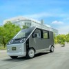 HW Electro Puzzle EV solar van on city street