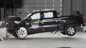 IIHS truck crash test Chevrolet Silverado 1500