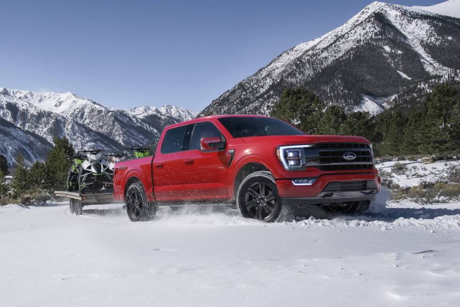 Popular trucks in America include this 2023 Ford F-150