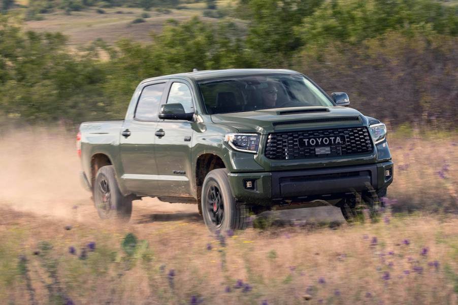 The 2016 Toyota Tundra off-roading