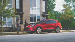 A red 2022 Ford Escape