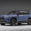 The 2022 Toyota RAV4 on display