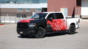 The 2024 Ram 1500 parked on Utah University's campus