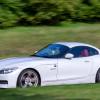 An E89 BMW Z4 blasts across the English countryside.