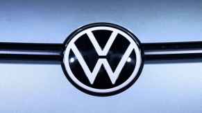 VW emblem backlit