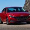 A red 2023 Hyundai Elantra