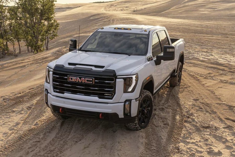 The 2024 GMC Sierra 2500 HD off-roading