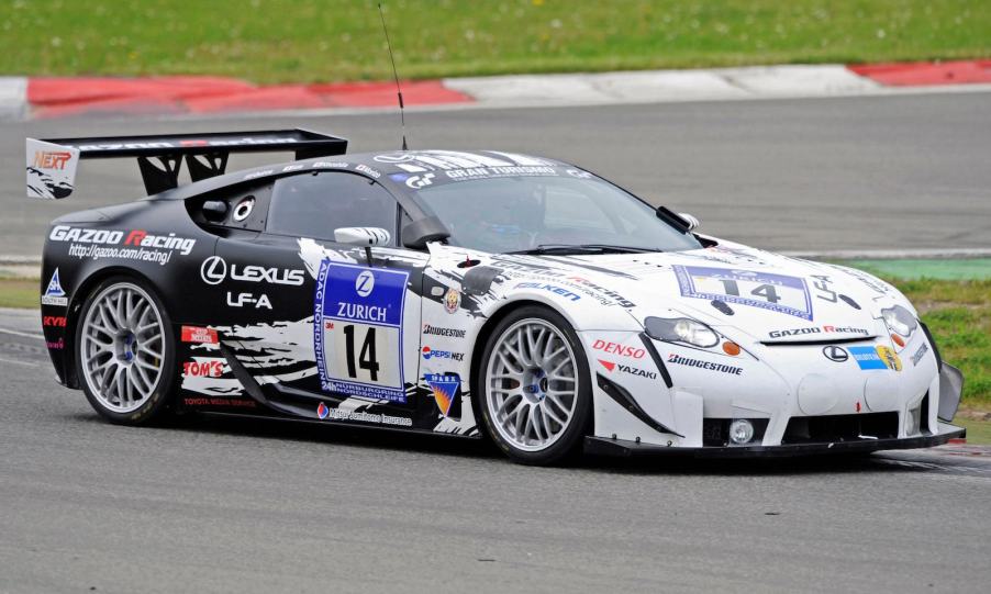 Gazoo Racing Lexus IS running the 2009 24 hours of Nurburing.