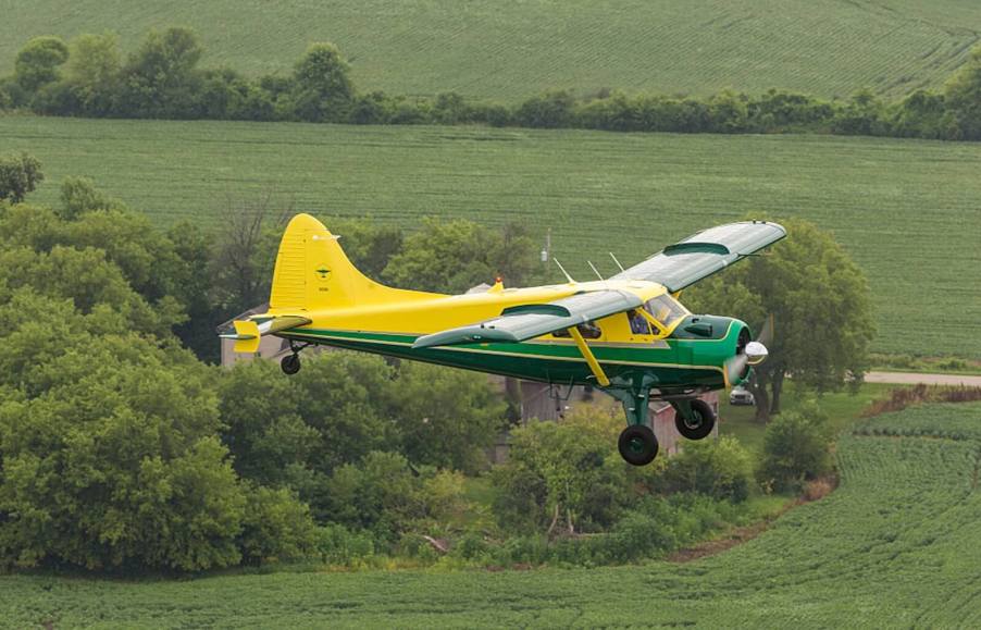 Harrison Ford flies his 1955 De Havilland Canada DHC-2 Beaver, a plane with an Air America history.