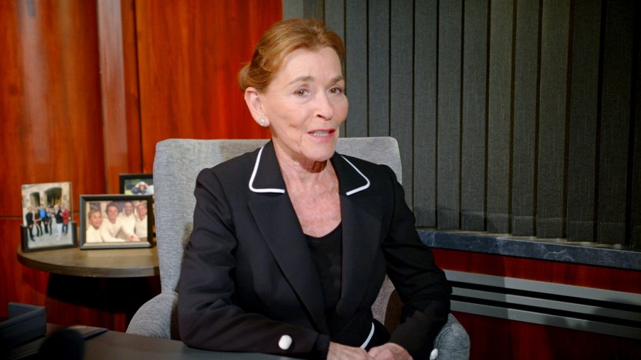 Judge Judy being interviewed