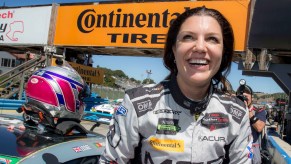 Katherine Legge at Laguna Seca