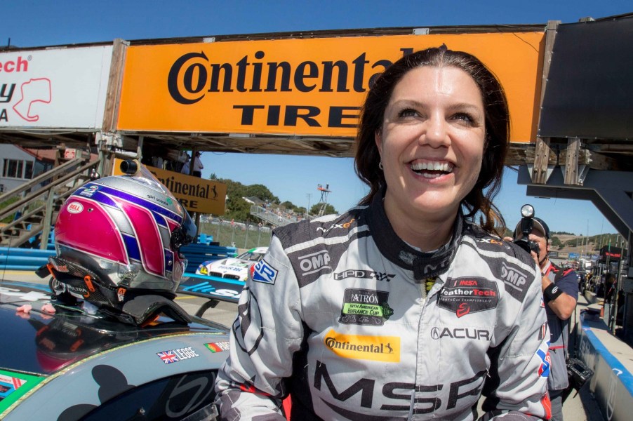 Katherine Legge at Laguna Seca