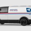 The USPS Canoo van