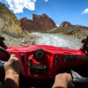 A ride side-by-side being driven in the Moab Utah