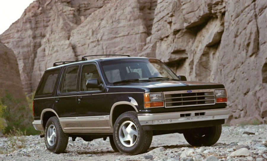 The 1991 Ford Explorer off-roading