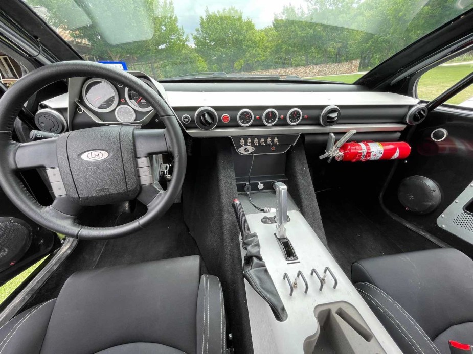 Local Motors Rally Fighter interior.