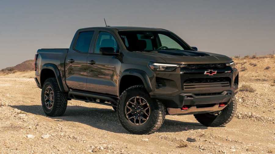 The 2024 Chevy Colorado off-roading