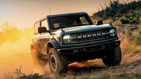 The 2024 Ford Bronco off-roading