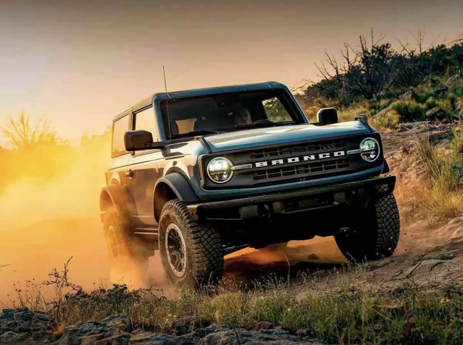 The 2024 Ford Bronco off-roading