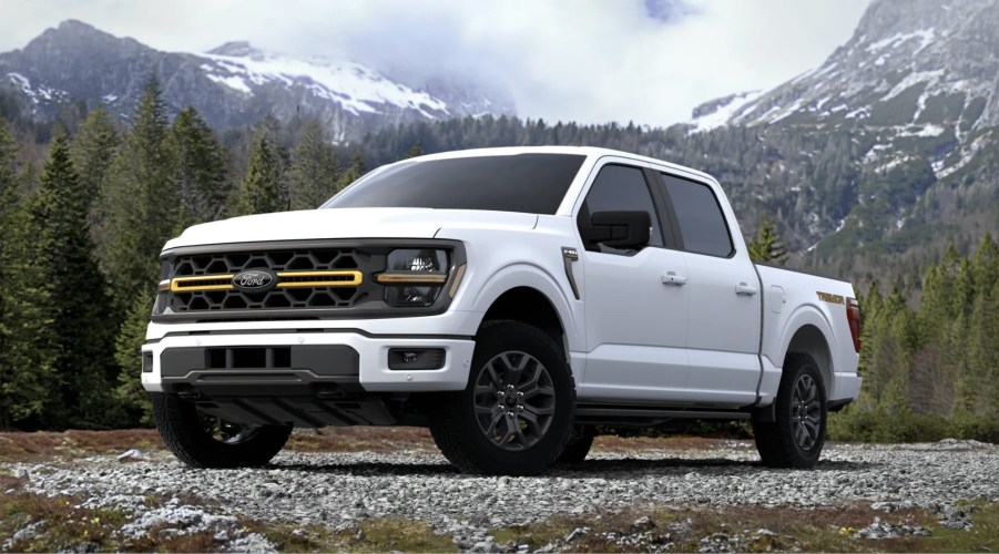 The 2024 Ford F-150 off-roading