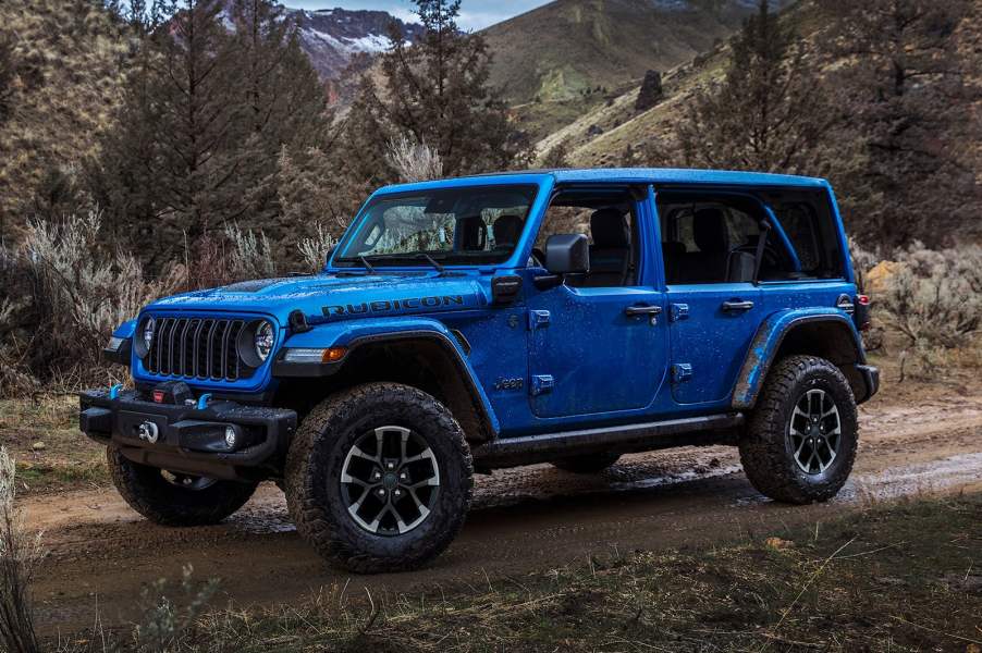 The 2024 Jeep Wrangler 4xe off-road