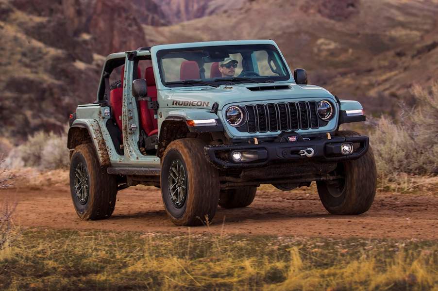 The 2024 Jeep Wrangler Rubicon 392 off-roading