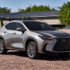 A silver 2024 Lexus NX 350h