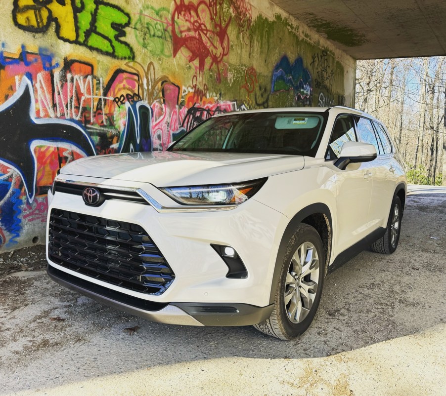 The 2024 Toyota Grand Highlander off-roading