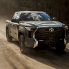 The 2024 Toyota Tundra on a dirt road