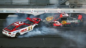 Harrison Burton and Austin Dillon Crash early in the 2024 Daytona 500