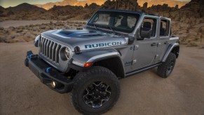 The 2023 Jeep Wrangler 4xe off-roading